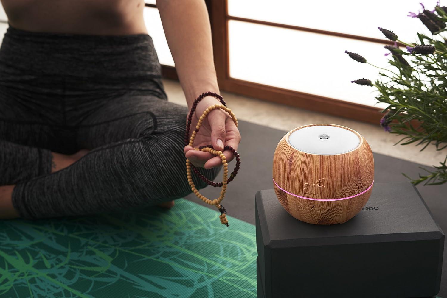 imageArtNaturals Aromatherapy Essential Oil Diffuser 135 Fl Oz 400ml Tank Ultrasonic Aroma Humidifier Adjustable Mist Mode Auto ShutOff and 7 Color LED Lights For Home Office ampamp Bedroom