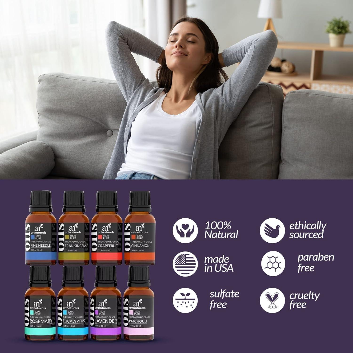 imageartnaturals Aromatherapy Essential Oil Set 16 x 10ml Bottles 100 Pure of The Highest Therapeutic Grade Quality Gift Set