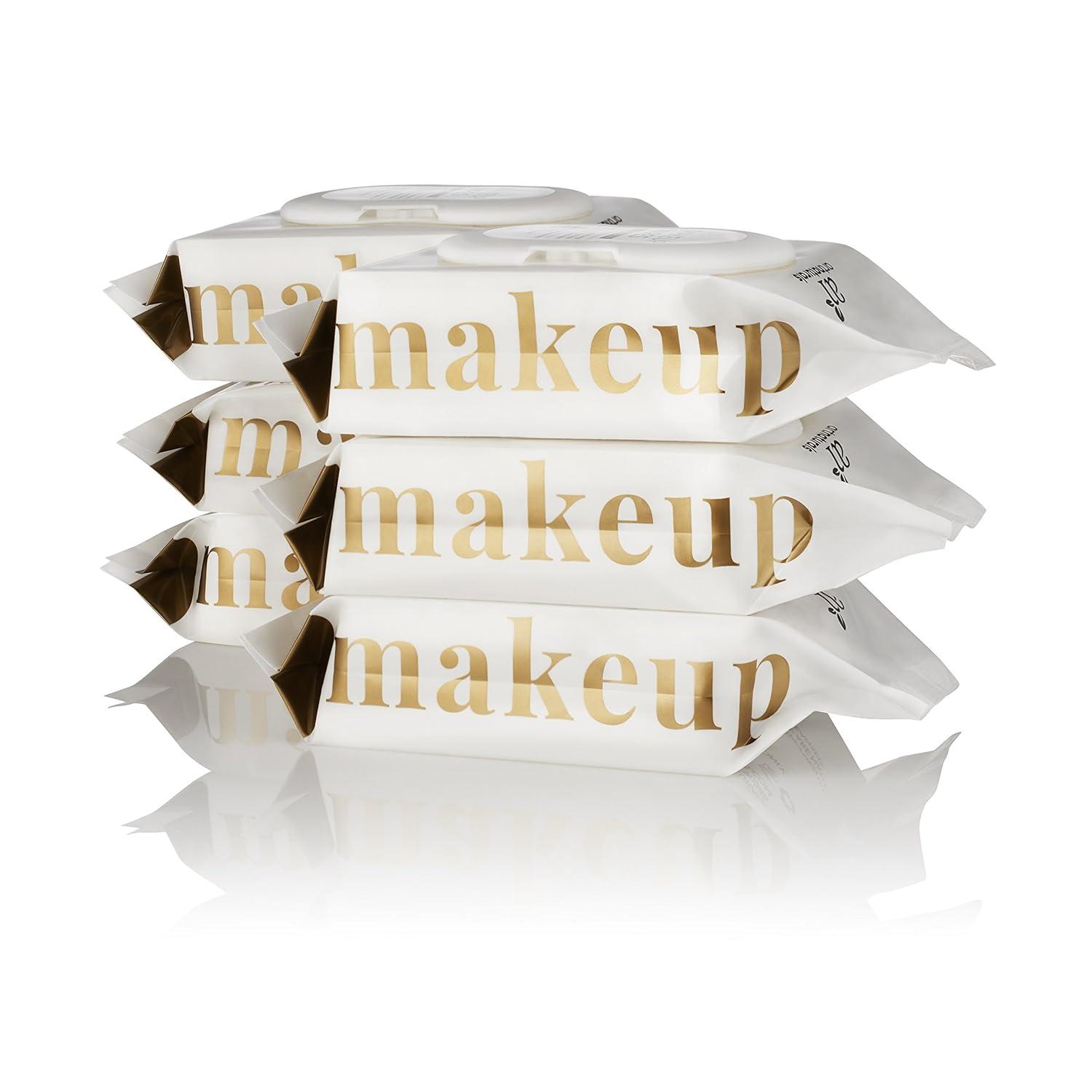 imageartnaturals Makeup Remover Cleansing WipesTowelettes 30 Count x 6 Piece Set Biodegradable Facial Wipes Remove All Makeup Including Waterproof Mascara for Sensitive Face and Skin
