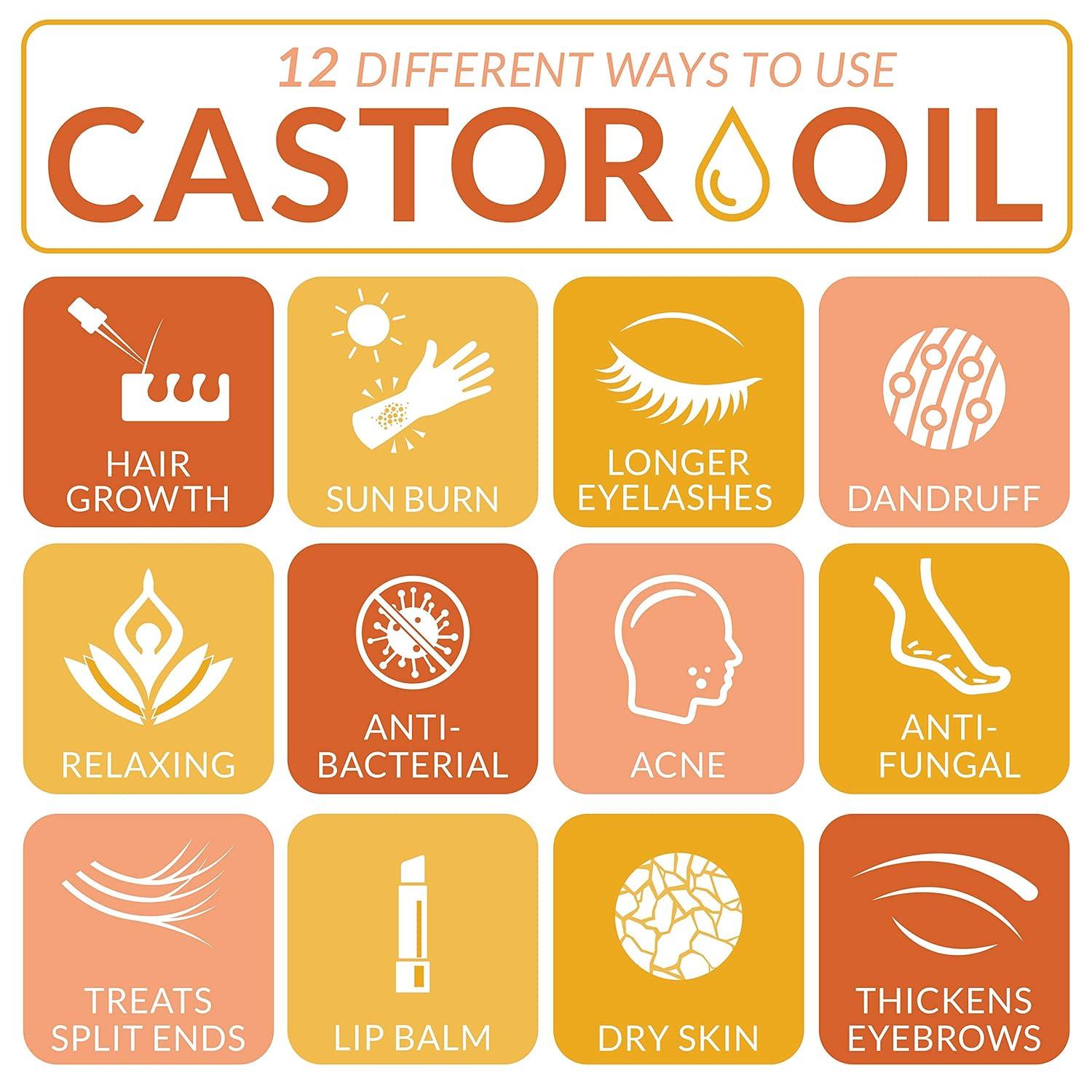 imageartnaturals Organic Rosemary Castor Hair Growth Oil 16 Fl Oz 473ml with Coconut ampamp Olive Oil Invigorating Nourishing Treatment for Hair ampamp Scalp Targeting Dryness Damaged Hair
