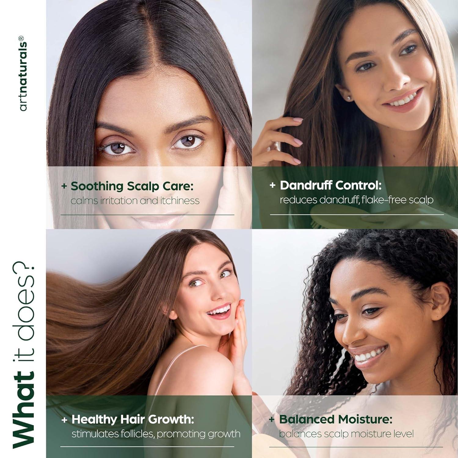 imageartnaturals Tea Tree Shampoo and Conditioner Set 2 x 16 Fl Oz 473ml Sulfate Free Therapeutic Grade Tea Tree Essential Oil Deep Cleansing for Dandruff Lice Dry Scalp and Itchy Hair