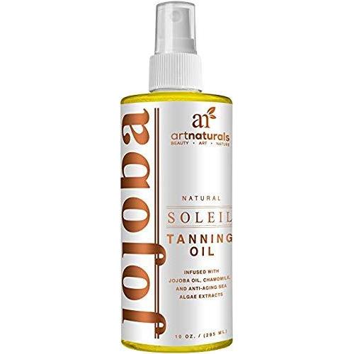 imageArt Naturals Protective Body Tanning Oil  Lotion 100 oz Spray Serum Also for tanning Bed  With Moisturizing ampamp Nutritive Benefits  Made in the USA 98 Natural with Coconut Avocado ampamp Jojoba Oil