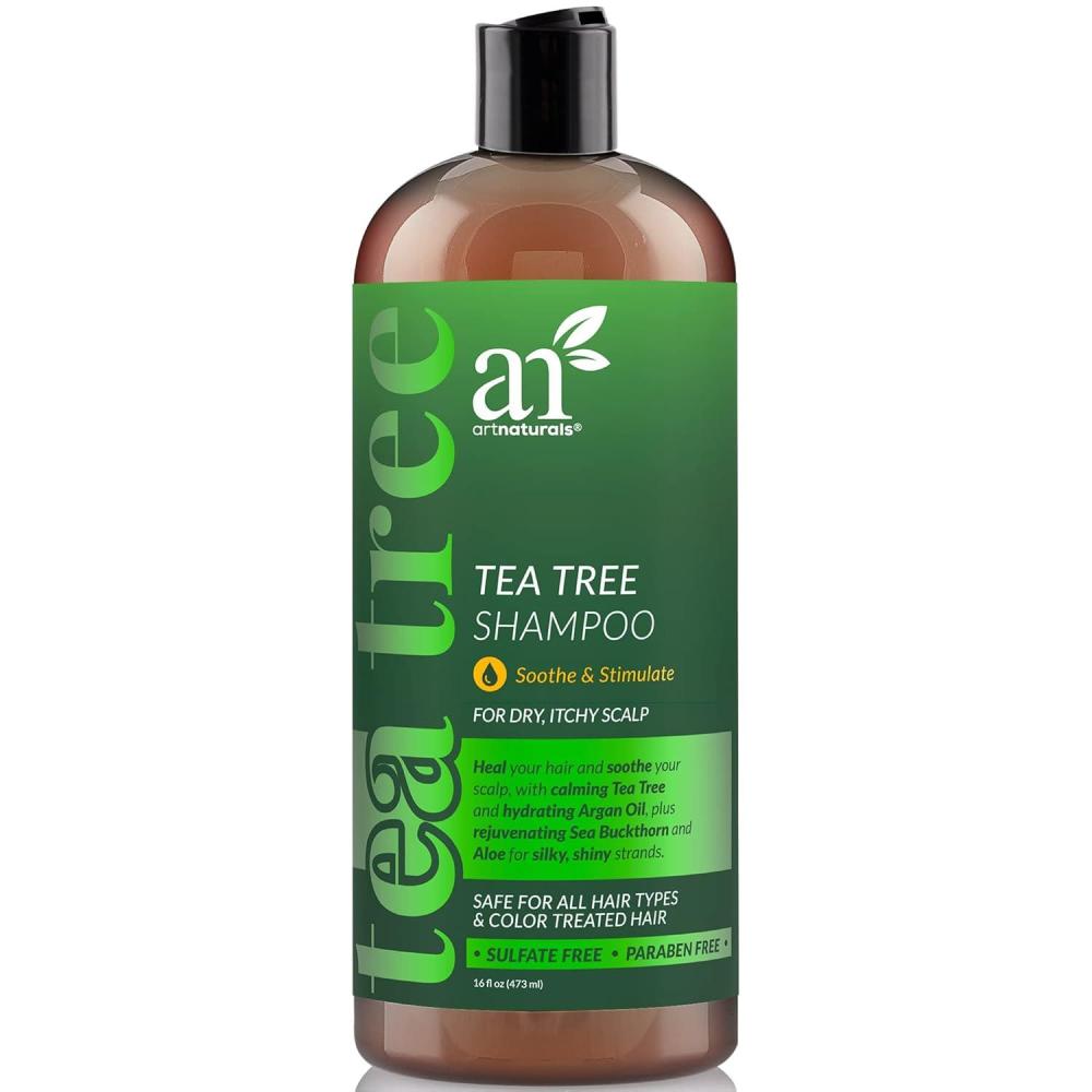 imageArtnaturals Tea Tree Shampoo  16 Fl Oz  473ml  Sulfate Free  Made with 100 Pure Therapeutic Grade Tea Tree Essential Oil16 Fl Oz Pack of 1