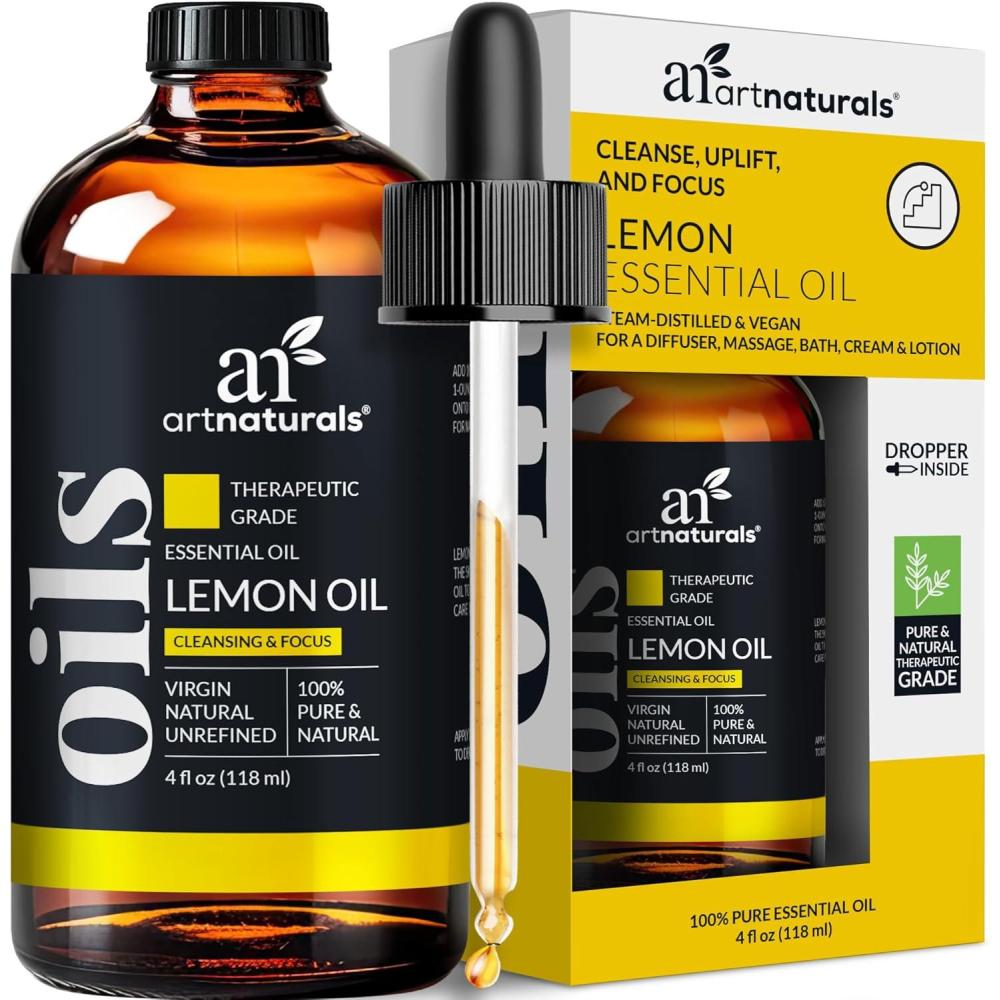 imageartnaturals Lemongrass Essential Oil 40 Fl Oz 118ml 100 Pure Therapeutic Grade Premium Undiluted Lemon Grass Oil for Diffuser AromatherapyLemon