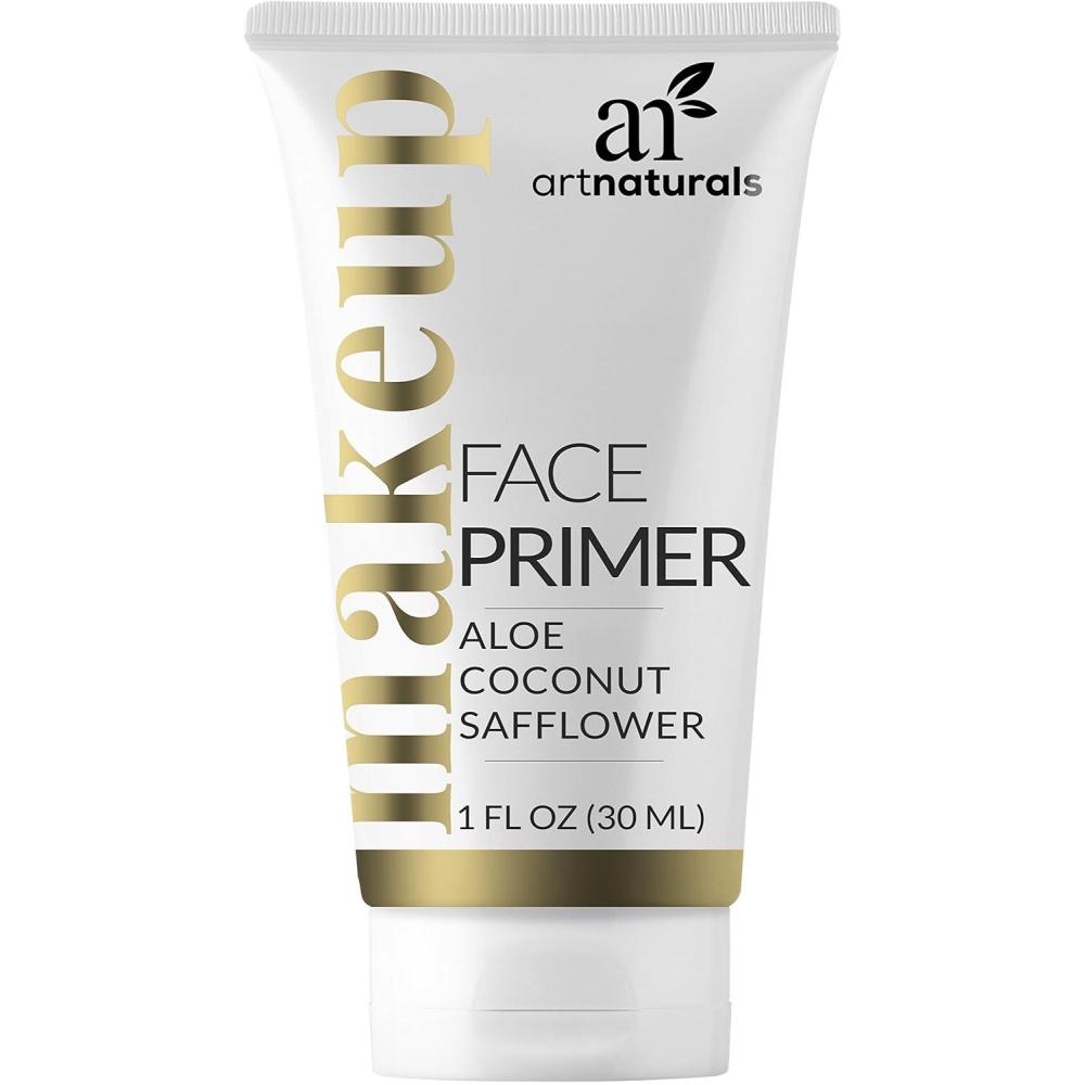 imageartnaturals Natural Face Makeup Primer 1 Fl Oz Hydrating Facial Foundation Long Lasting for Wrinkles Oily Skin and Pore Size Rejuvenating Formula Aloe Vera Coconut Oil and Safflower Oil