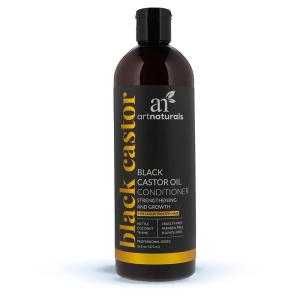 Artnaturals Black Castor Oil Conditioner – (16 Fl Oz / 473ml) – Strengthen, Grow and Restore – Jamaican Castor – For Color Treated Hair