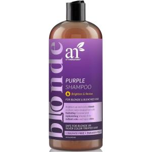 Artnaturals Purple Shampoo – (16 Fl Oz / 473ml) – Protects, Balances and Tones – Bleached, Color Treated, Silver, Brassy and Blonde Hair – Sulfate Free