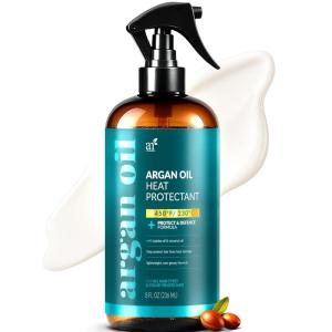 Artnaturals Thermal Hair Protector Spray – (8 Fl Oz / 236ml) – Heat Protectant Spray against Flat Iron Heat – Argan Oil Preventing Damage, Breakage and Split Ends – Sulfate Free (ANHA-0801)
