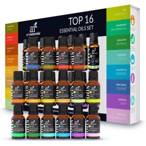 artnaturals Aromatherapy Essential Oil Set – (16 x 10ml Bottles) – 100% Pure of The Highest Therapeutic Grade Quality – Gift Set