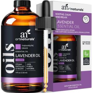 artnaturals Lemongrass Essential Oil (4.0 Fl Oz / 118ml)- 100% Pure Therapeutic Grade – Premium Undiluted Lemon Grass Oil – for Diffuser – Aromatherapy(Lavender)