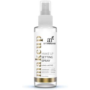 artnaturals Makeup Setting Spray – Long Lasting Face Oil Control – Matte Finish Mist – Organic, Made w/Aloe Vera – Hydrating & Anti Aging for Skin Care Routine (4 Fl Oz / 120ml)