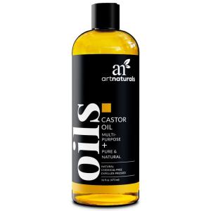 artnaturals Organic Rosemary Castor Hair Growth Oil – (16 Fl Oz / 473ml) – with Coconut & Olive Oil – Invigorating Nourishing Treatment for Hair & Scalp, Targeting Dryness, Damaged Hair